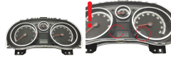 Tachometr Opel Corsa D P0013312043 51859