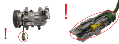 Kompresor Klimatizace 8200651251 SD6V12 1900 Sanden Renault Nissan 1679