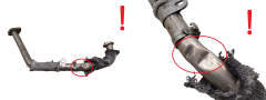 Trubka Egr 161855 96481236 2.2 HDI Citroen C5 Peugeot