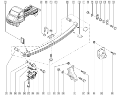 Držák Listové Pružiny Originál Renault Mascott 5010537365