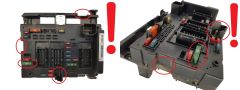 Blok Ovladačů BSM B3 9650664080 PSA Delphi 1302