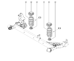 Pérování Zadek Nový originál Dacia Logan Sandero 2  550202497R