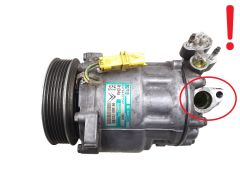 Kompresor Klimatizace 9656572280 SD7C16 Sanden 1305F Citroen C5 6453RS