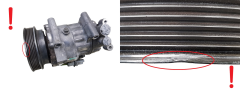 Kompresor Klimatizace 8200365787--A SD6V12 1452 Sanden Renault Nissan 1000