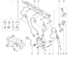 Šroub Mocujaca Triska Originál Renault Clio Megane 1.5 dCi 7701477646