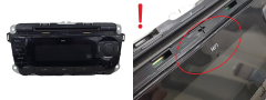 Rádio Cd Mp3 Seat Ibiza 6J1035153D Technisat