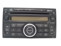 Rádio Cd BT Nissan Qashqai 28185JD40A PN-2804F Rádio Cd BT Nissan Qashqai 28185JD40A PN-2804F