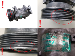 Kompresor Klimatizace 8200315744 SD6V12 1416K Sanden Renault 67