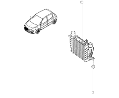 Chladič Inercoolera Originál Renault Clio III Modus 8200471888