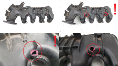 Sací Potrubí 0361N3 9653808680 1.6 HDI 16v TDCI Citroen Peugeot Ford s7