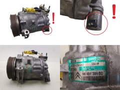 Kompresor Klimatizace 6453WW 9648138980 SD7C16 1301F 2.0HDI Citroen Peugeot