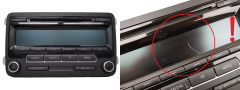 Rádio Cd VW 1K0035186AQ 7642272360 Bosch