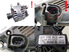 Alternátor VW AG 03L903023F TG14C026 Valeo 140A 1075