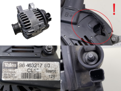 Alternátor 5705NH 9646321780 TG15C053 Valeo Citroen Peugeot CL15 HDI 