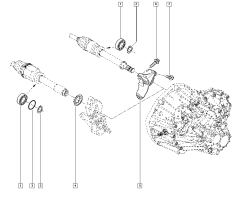 Ulozeni, Kloubovy Hridel Originál Renault 35X62X14  402107900R