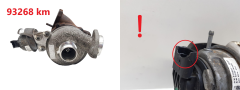 Turbodmychadlo VW Audi Seat Skoda 2,0 TDI 03L145721B GTC1549VZ 93268 km Turbodmychadlo VW Audi Seat Skoda 2,0 TDI 03L145721B GTC1549VZ 93268 km