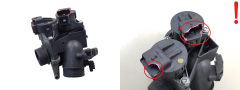 Škrticí Klapka Citroen Peugeot Mini 9686487880 1.6 HDI Delphi