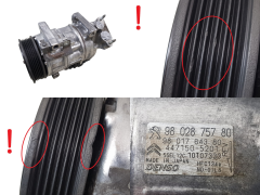 Kompresor Klimatizace 447150-5201 5SEL12C 9802875780 9801764380 Denso Peugeot Kompresor Klimatizace 447150-5201 5SEL12C 9802875780 9801764380 Denso Peugeot