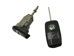 Zámek Dveří Levý Předek Skoda Fabia 1U0837167/8