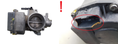 Škrticí Klapka Citroen Peugeot 9648053780 408239823003 1.8 2.0 VDO