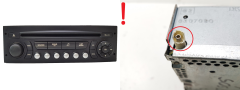 Rádio Cd Citroen Peugeot 96775574XT A2C31370300 Continental 1311