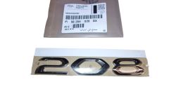 Logo Automobilky Zadek Originál 98284028DX Peugeot 208