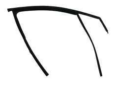 Těsnění Okna Dveří Pravý Předek Renault Captur 803309796R