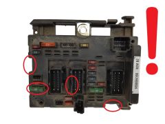 Blok Ovladačů BSM B2 9650664180 PSA Delphi 1247
