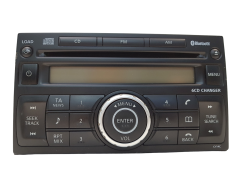 Rádio Cd BT Nissan Qashqai 28185JD400 PN-2804F 1256 Rádio Cd BT Nissan Qashqai 28185JD400 PN-2804F 1256