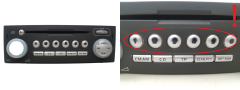 Rádio Cd Mitsubishi Colt MR587702HA DY-2E56GY-TH 1218