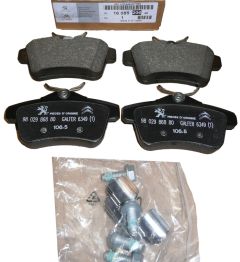 Brzdové Destičky Zadek Nový originál 1608520680 Citroen Peugeot Brzdové Destičky Zadek Nový originál 1608520680 Citroen Peugeot