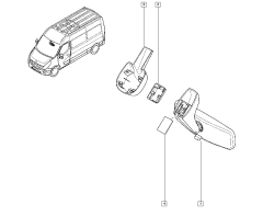 Vnitřní Zpětné Zrcátko Originál Master III Movano NV400 963215589R