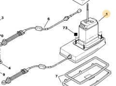 Hlavice Řídící Páky Originál Citroen Peugeot C5 2400Z6