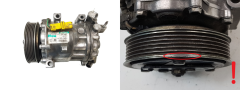 Kompresor Klimatizace 6453RF 9656574080 2.0HDI Peugeot 407 SD7C16 1301F 