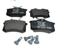 Brzdové Destičky Zadek Originál Citroen Peugeot C2 C3 DS3 207 208 425441 Brzdové Destičky Zadek Originál Citroen Peugeot C2 C3 DS3 207 208 425441