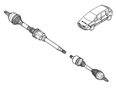 Hnací Hřídel Pravý Originál Renault Vel Satis 2.0 8200387369