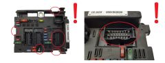 Blok Ovladačů BSM B3 9650664080 PSA Delphi 2644