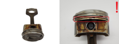 Ojnice Pístu Citroen Peugeot 1613665180 1648526580 1.6 THP VTI