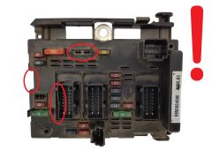 Blok Ovladačů BSM B3 9650664080 PSA Delphi 1234
