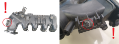 Sací Potrubí 0361N3 9653808680 1.6 HDI 16v TDCI Citroen Peugeot Ford s21