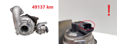 Turbodmychadlo 9686120680 GTC1244VZ 1.6 HDI TDCI PSA Ford Volvo 49137 km