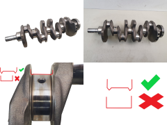 Kliková Hřídel 430 0501K7 2.0 HDI 16v 2.0 TDCI Citroen Peugeot Ford Kliková Hřídel 430 0501K7 2.0 HDI 16v 2.0 TDCI Citroen Peugeot Ford