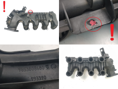 Sací Potrubí 0361N3 9653808680 1.6 HDI 16v TDCI Citroen Peugeot Ford S4