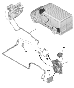 Instalace Interiéru Originál Jumper Boxer Ducato 3 643653