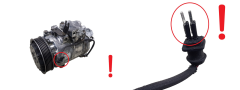 Kompresor Klimatizace 6Q0820803G Denso 6SEU12C 447180-3205 VW AG