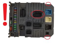 Blok Ovladačů BSI 2004 P10-00 9664532580 PSA Valeo 1270