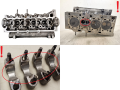 Hlava Válce Renault 2968F2 110415795R 7701477400 1.5 DCI Siemens 4