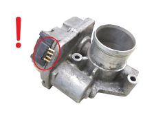 Škrticí Klapka 7701062300 A2C53107575 Renault 1.9 2.5 DCI 1033