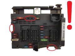 Blok Ovladačů BSM B2 9646405180 PSA Delphi 1233