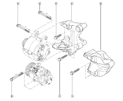 Příslušenství, držák Originál Trafic III Vivaro NV300 Talento 117105508R